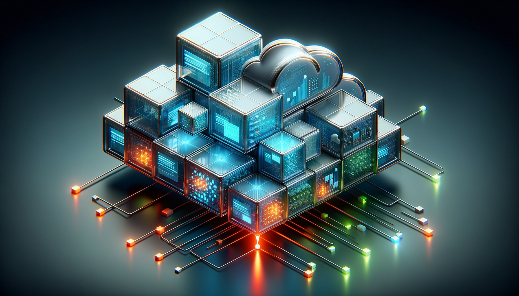 Multi-tenant SaaS architecture with isolated tenant cubes and security probes testing boundaries