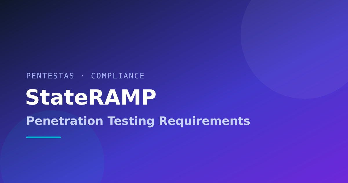 TX-RAMP penetration testing requirements